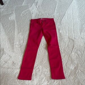 Women's Red Jeans